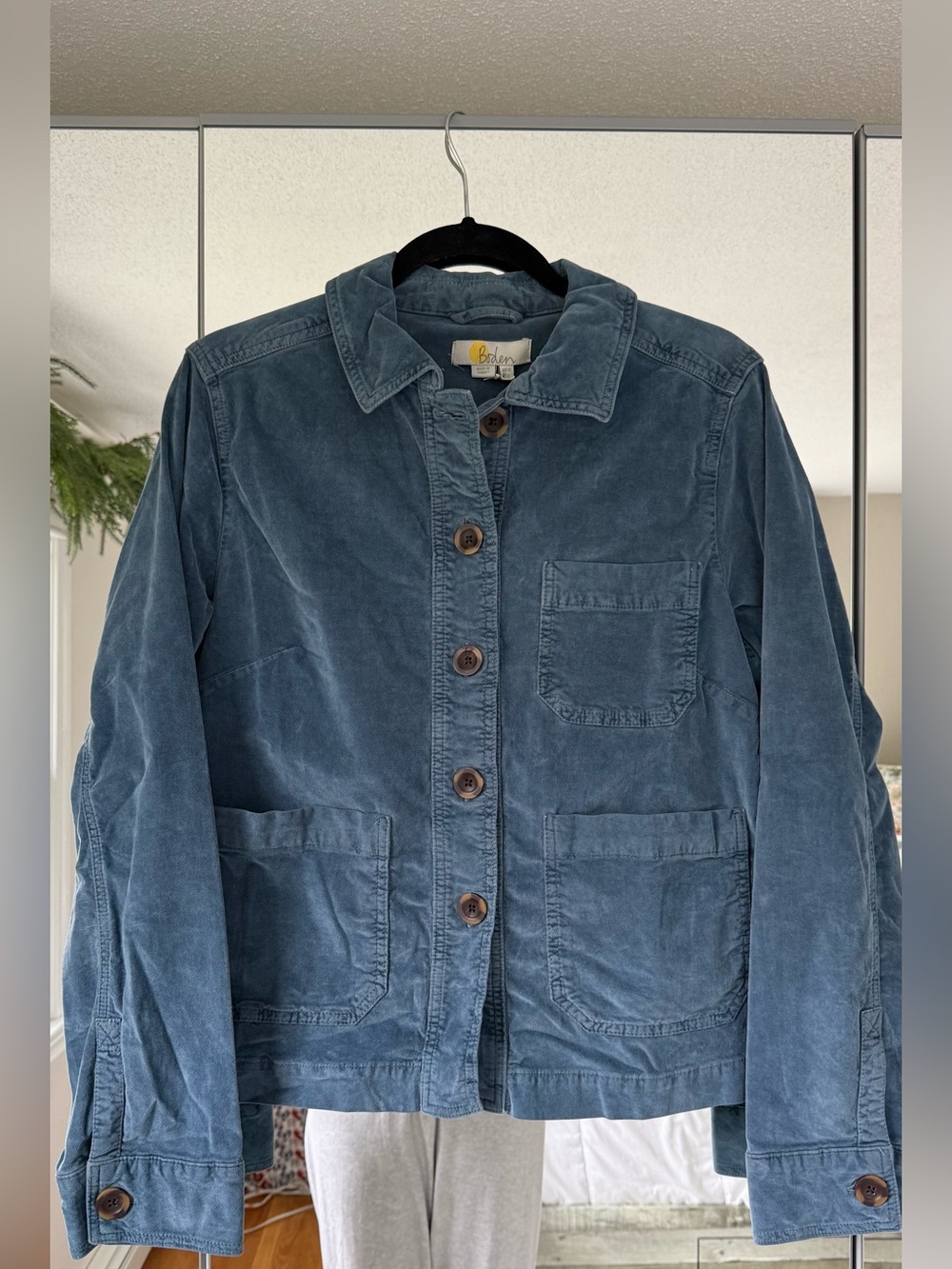 Boden Velvet Chore Jacket